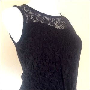 SALE 2/$20 The Limited black lace peplum top New with Tags XL